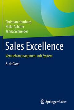 Couverture de l’ouvrage Sales Excellence