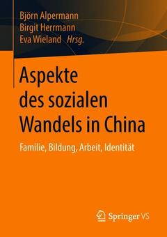 Couverture de l’ouvrage Aspekte des sozialen Wandels in China