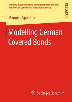 Couverture de l’ouvrage Modelling German Covered Bonds