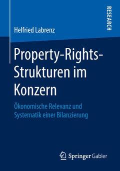 Couverture de l’ouvrage Property-Rights-Strukturen im Konzern