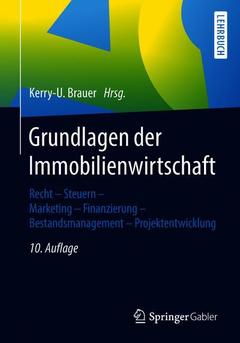 Couverture de l’ouvrage Grundlagen der Immobilienwirtschaft