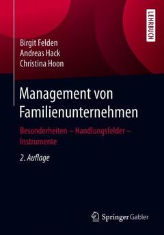 Cover of the book Management von Familienunternehmen