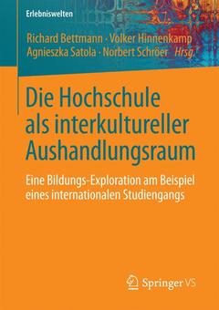 Couverture de l’ouvrage Die Hochschule als interkultureller Aushandlungsraum