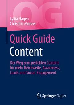 Couverture de l’ouvrage Quick Guide Content