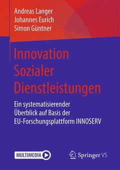 Couverture de l’ouvrage Innovation Sozialer Dienstleistungen