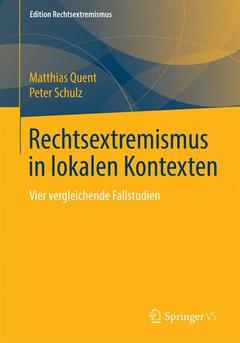 Couverture de l’ouvrage Rechtsextremismus in lokalen Kontexten