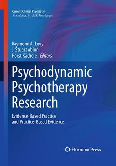Couverture de l’ouvrage Psychodynamic Psychotherapy Research