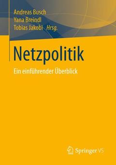 Couverture de l’ouvrage Netzpolitik