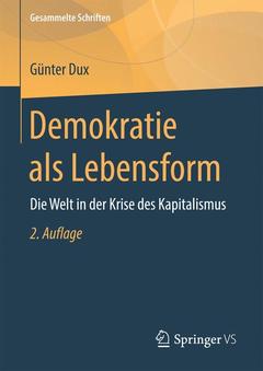 Couverture de l’ouvrage Demokratie als Lebensform