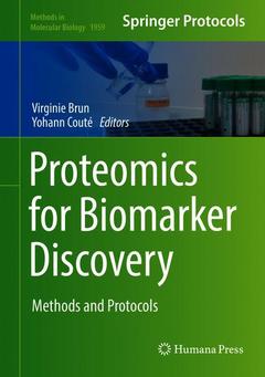Couverture de l’ouvrage Proteomics for Biomarker Discovery