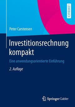 Couverture de l’ouvrage Investitionsrechnung kompakt