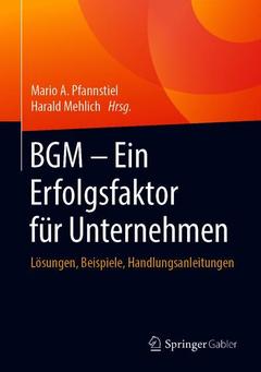 Couverture de l’ouvrage BGM – Ein Erfolgsfaktor für Unternehmen