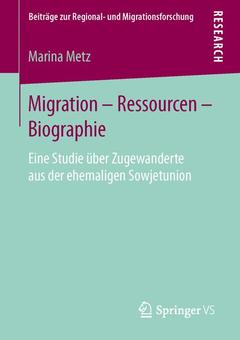 Couverture de l’ouvrage Migration - Ressourcen - Biographie