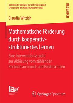Couverture de l’ouvrage Mathematische Förderung durch kooperativ-strukturiertes Lernen