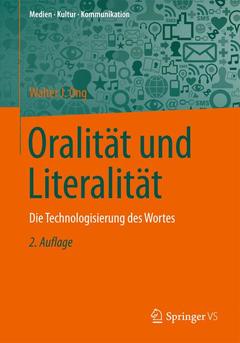 Cover of the book Oralität und Literalität