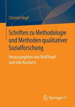 Couverture de l’ouvrage Schriften zu Methodologie und Methoden qualitativer Sozialforschung