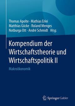 Couverture de l’ouvrage Kompendium der Wirtschaftstheorie und Wirtschaftspolitik II