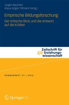 Couverture de l’ouvrage Empirische Bildungsforschung