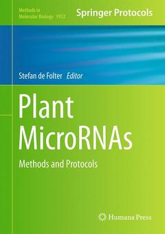 Couverture de l’ouvrage Plant MicroRNAs