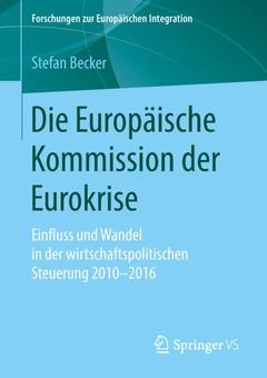 Couverture de l’ouvrage Die Europäische Kommission der Eurokrise