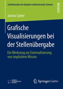 Cover of the book Grafische Visualisierungen bei der Stellenübergabe