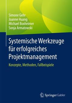 Cover of the book Systemische Werkzeuge für erfolgreiches Projektmanagement