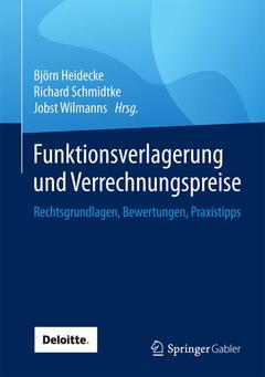 Cover of the book Funktionsverlagerung und Verrechnungspreise