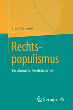 Cover of the book Rechtspopulismus