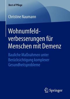 Couverture de l’ouvrage Wohnumfeldverbesserungen für Menschen mit Demenz