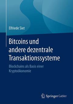 Cover of the book Bitcoins und andere dezentrale Transaktionssysteme