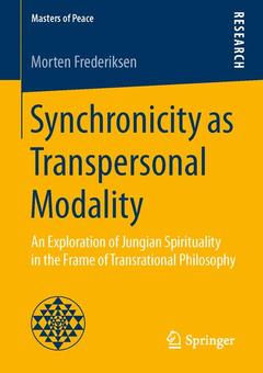Couverture de l’ouvrage Synchronicity as Transpersonal Modality