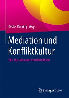 Couverture de l’ouvrage Mediation und Konfliktkultur