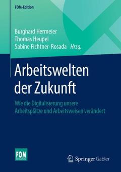 Cover of the book Arbeitswelten der Zukunft