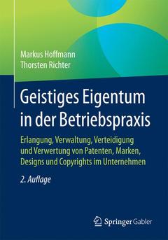 Couverture de l’ouvrage Geistiges Eigentum in der Betriebspraxis