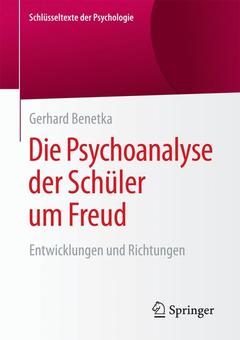Couverture de l’ouvrage Die Psychoanalyse der Schüler um Freud