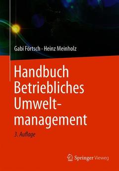 Couverture de l’ouvrage Handbuch Betriebliches Umweltmanagement