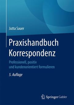 Cover of the book Praxishandbuch Korrespondenz