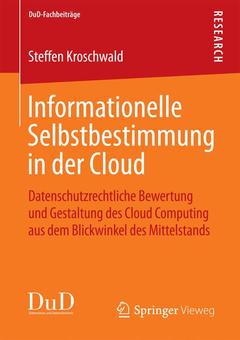 Couverture de l’ouvrage Informationelle Selbstbestimmung in der Cloud