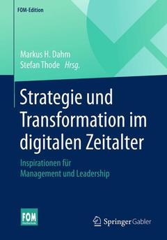 Cover of the book Strategie und Transformation im digitalen Zeitalter