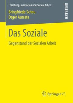 Couverture de l’ouvrage Das Soziale