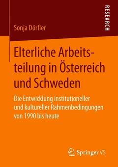 Couverture de l’ouvrage Elterliche Arbeitsteilung in Österreich und Schweden