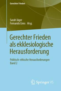 Couverture de l’ouvrage Gerechter Frieden als ekklesiologische Herausforderung