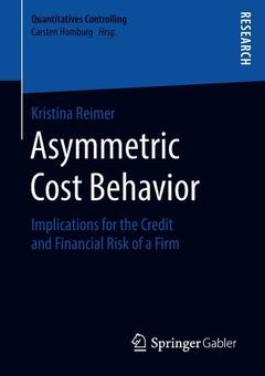 Couverture de l’ouvrage Asymmetric Cost Behavior 