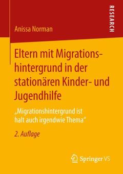 Couverture de l’ouvrage Eltern mit Migrationshintergrund in der stationären Kinder- und Jugendhilfe