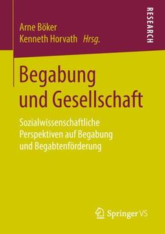 Couverture de l’ouvrage Begabung und Gesellschaft