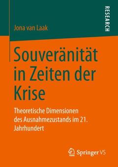 Couverture de l’ouvrage Souveränität in Zeiten der Krise