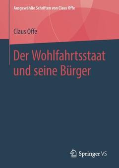 Cover of the book Der Wohlfahrtsstaat und seine Bürger