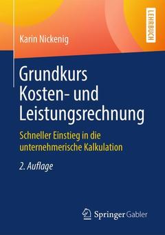 Couverture de l’ouvrage Grundkurs Kosten- und Leistungsrechnung