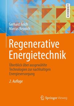 Couverture de l’ouvrage Regenerative Energietechnik