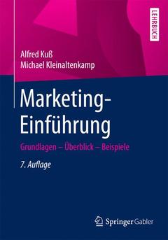 Couverture de l’ouvrage Marketing-Einführung